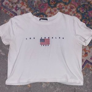 Brandy Melville White Crop Top